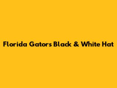 Florida Gators Black & White Hat