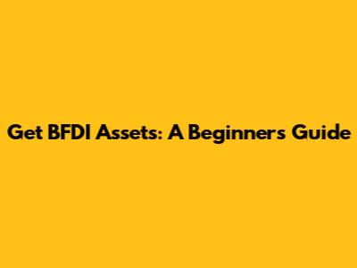 Get BFDI Assets: A Beginner's Guide
