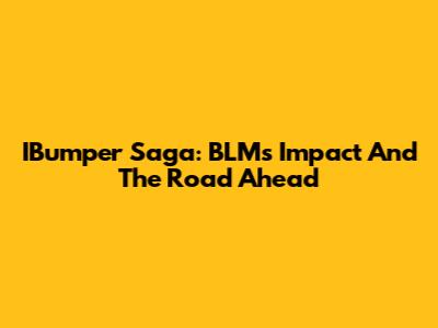 IBumper Saga: BLM's Impact And The Road Ahead