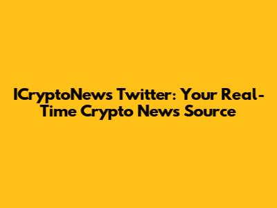 ICryptoNews Twitter: Your Real-Time Crypto News Source
