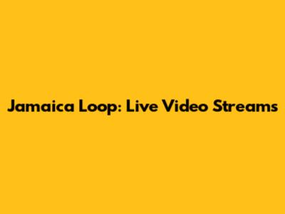 Jamaica Loop: Live Video Streams