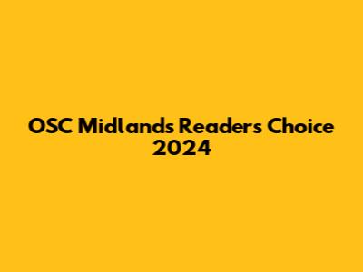 OSC Midlands Readers' Choice 2024