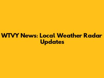 WTVY News: Local Weather Radar Updates